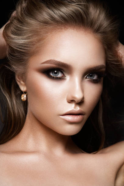 istock Beautiful woman with make up 638546134