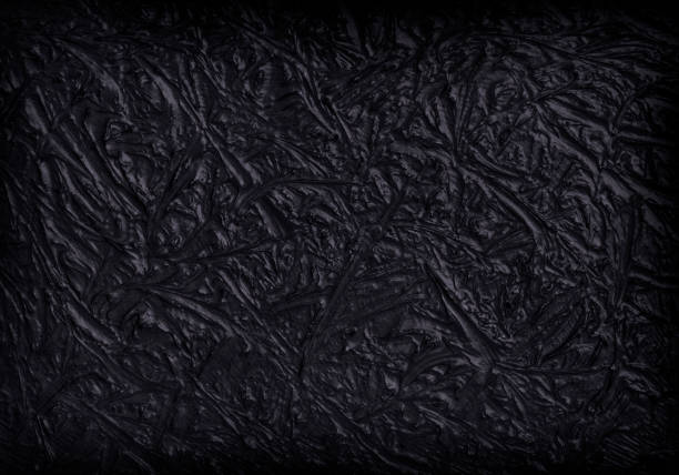 abstract dark stone texture. - ورق سیاه برش خورده stok fotoğraflar ve resimler