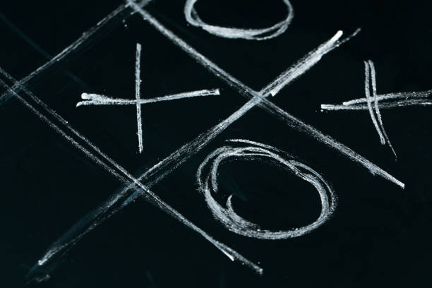 istock tic tac toe chalk on a school blackboard dark 638548734