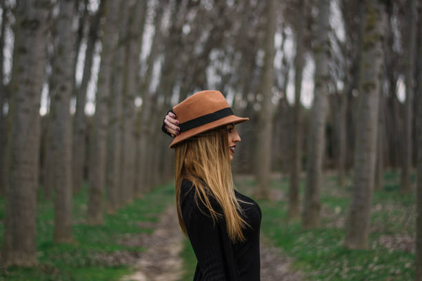 istock Young woman with a hat 638548812