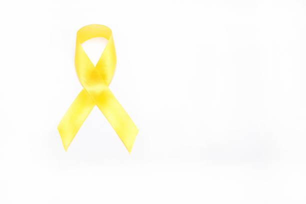 istock Yellow Support the Troops Ribbon Isolated on White Background. 638548860
