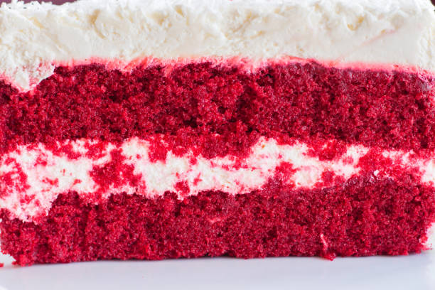 istock Red velvet slice of cake 638552248
