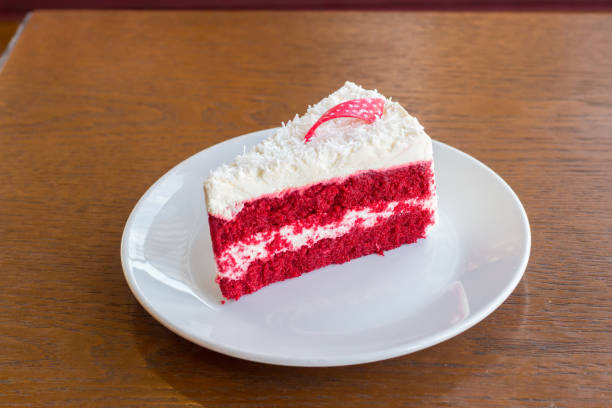 istock Red velvet slice of cake 638552480
