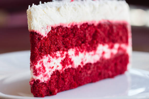istock Red velvet slice of cake 638552686