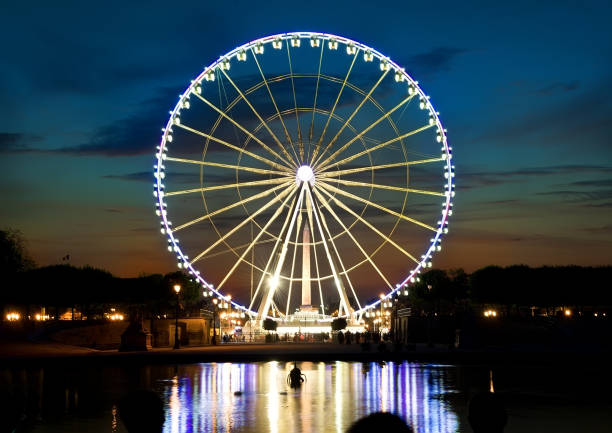 istock Ferris wheel and Seine 638553138