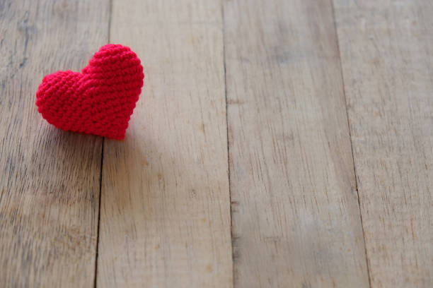 istock Heart symbol from knitting wool 638553246