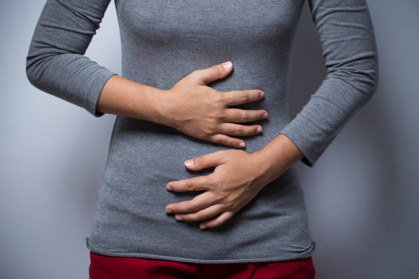 istock Woman has stomachache 638554622