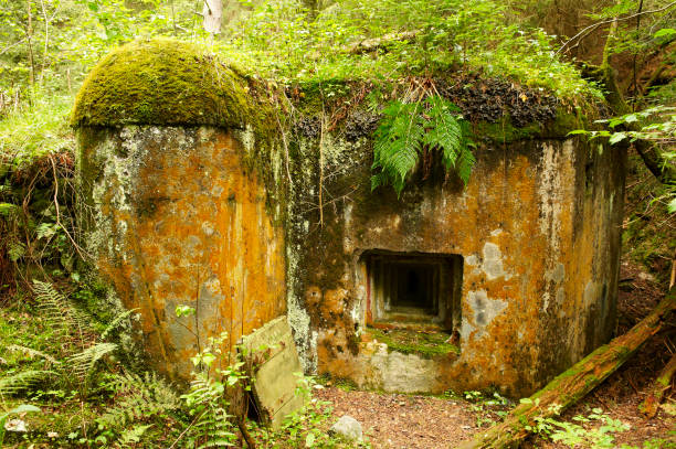 istock Bunker hidden deep in the Sumava National park Czech Republic 638558312