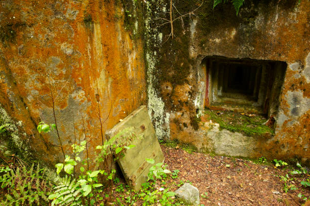 istock Bunker hidden deep in the Sumava National park Czech Republic 638558422