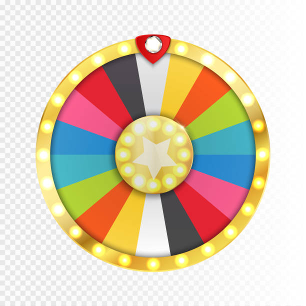 istock Colorful wheel of luck or fortune infographic. Vector 638559722