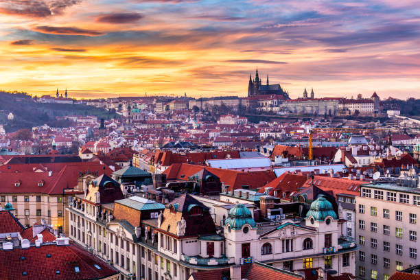 istock Old Town of Prague (Czech Republic) in sunset. 638559962