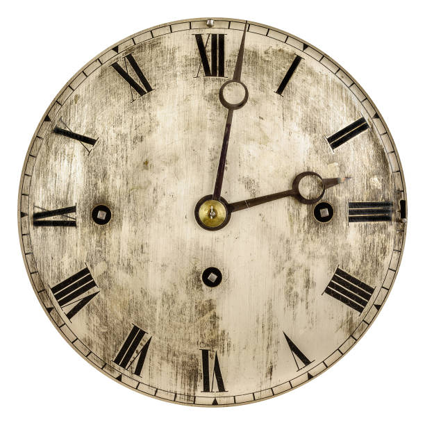 istock Sepia toned image of an old clock face 638562962