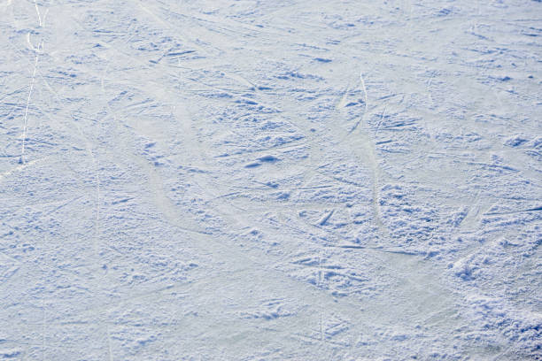 istock Ice background with marks from skating and hockey 638563092