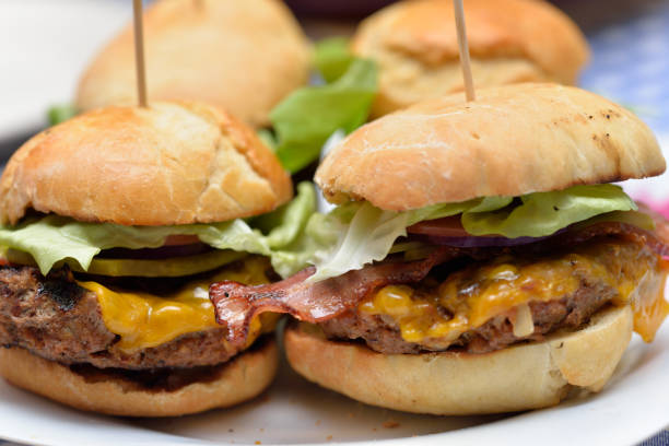 istock Homemade burgers 638566256