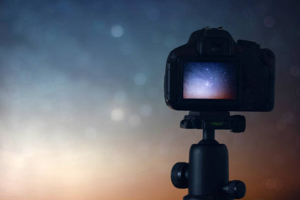 istock Long exposure photography. Astronomy Astrophotography. Space 638568274