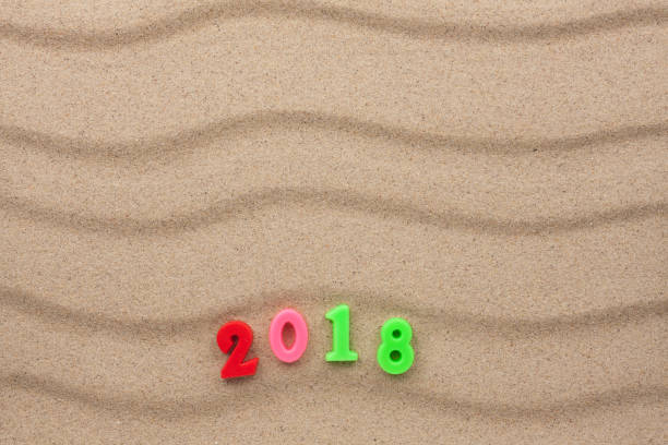 istock New year 2018 written in the sand 638575930
