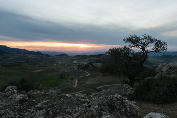 istock Landscape Province Ifrane at sunset, Morocco 638577616