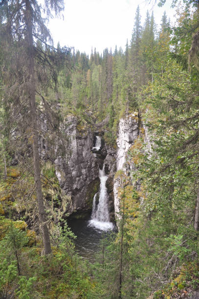 istock Waterfall in the national Park Yugyd VA. 638577978