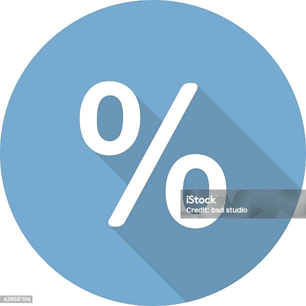 Small Percent Sign Percent Sign Stock Illustration - Download Image Now - Flat Design ...