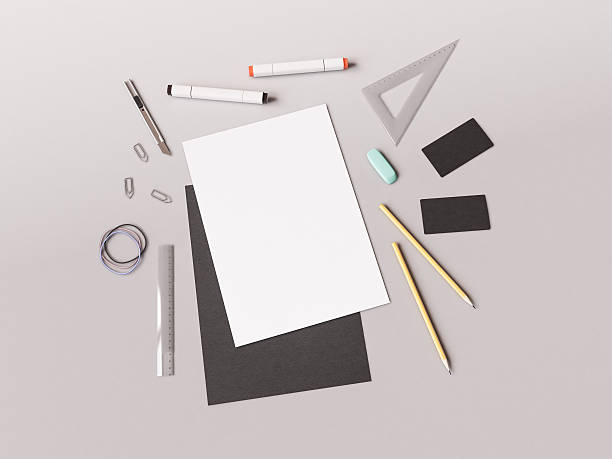 istock Branding identity mock up. 3D illustration 638581308