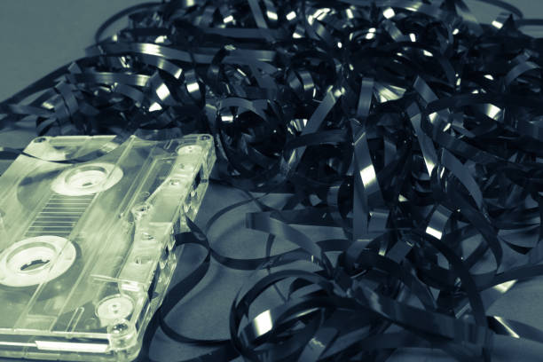 istock Retro vintage audio cassette. 638584606