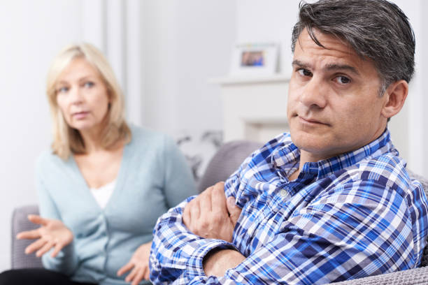 istock Mature Couple Having Argument At Home 638589138