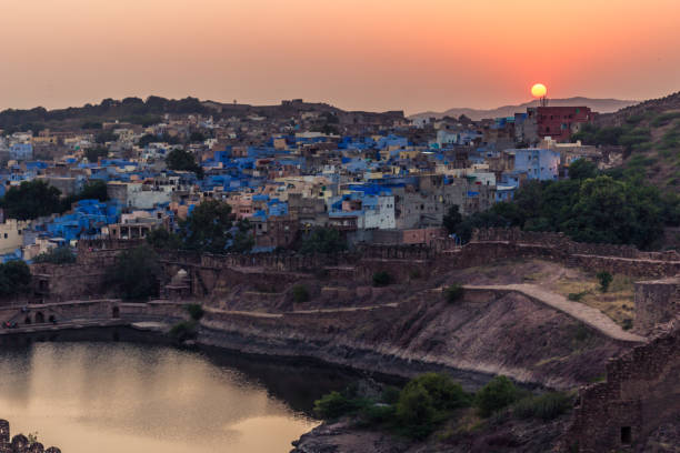 istock November 05, 2014: Sunset in Jodhpur, India 638593982