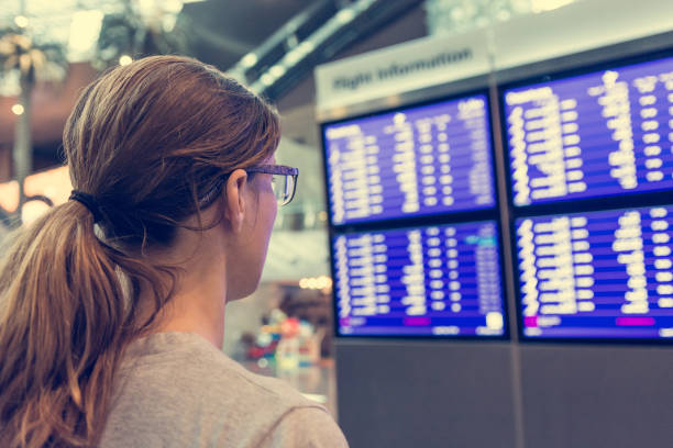 istock Young female traveler deciding where to go. 638594834
