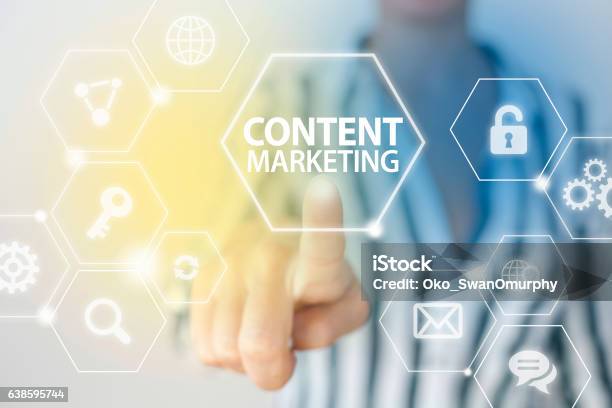 Contentmarketing Stockfoto und mehr Bilder von Marketing - Marketing, Zufrieden, Daten