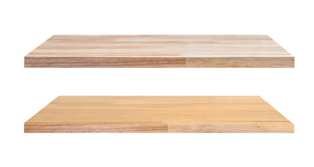 istock Wooden shelves 638604574