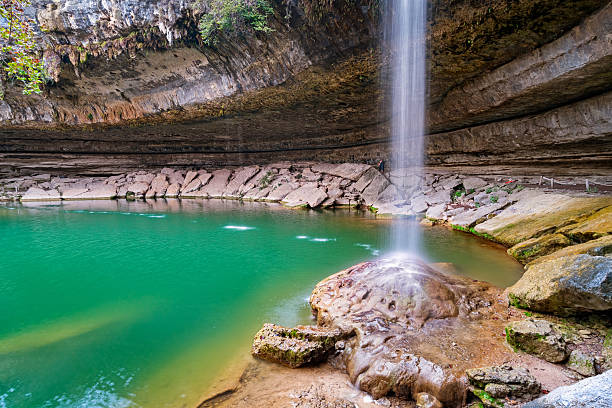 Hamilton Pool and Waterfall near Austin Texas USA