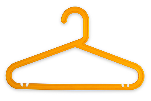 Cloth Hanger isolated on white background