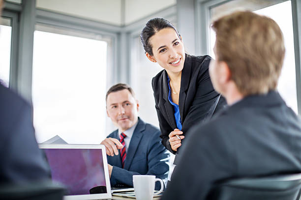 istock Group of people working together in the office 638610322