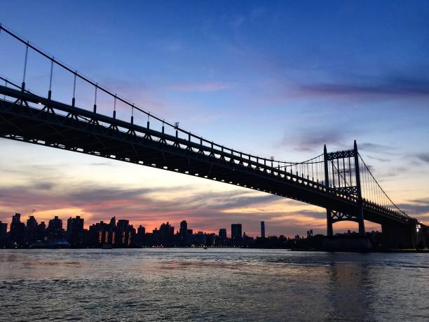 istock Triborough bridge and Manhattan city before sunset 638611838