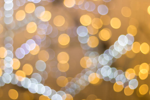 istock Blurred image of festive lights 638611888