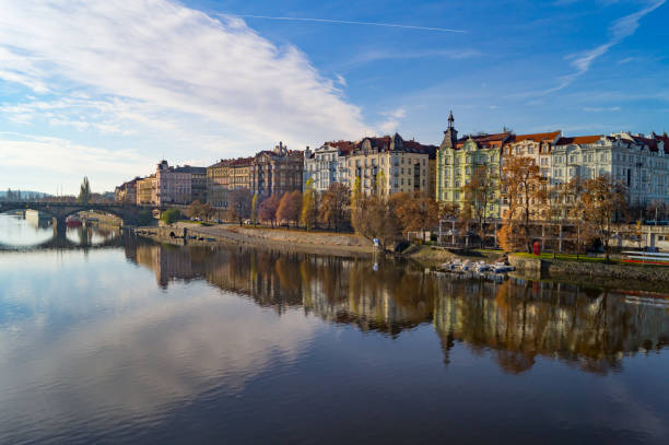 istock Coastline in Prague. Vltava. Riverside 638616060
