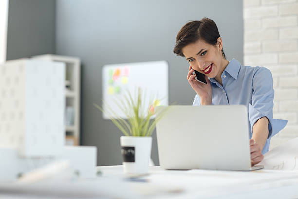 istock Young Female Architect Working In Her Office. 638620838