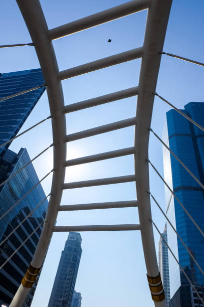 istock Sky walk at Bangkok downtown square 638624806
