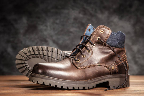 istock Pair of new boots 638630144