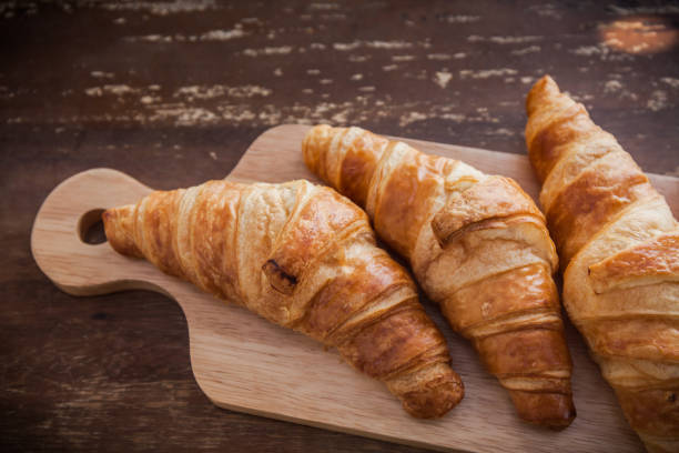istock Fresh baked croissants. 638632324