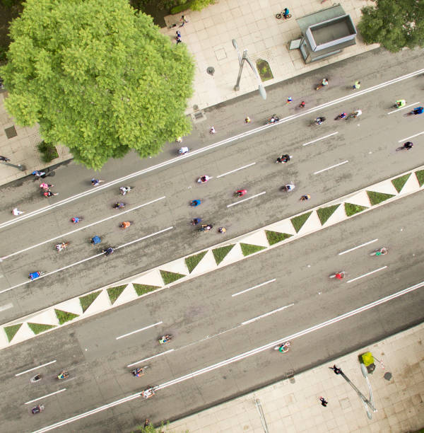 istock People cycling at the street 638635608