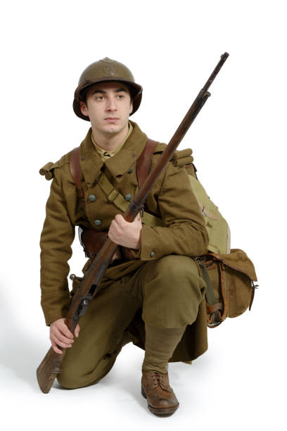 istock French soldier in 1940's uniform 638636366
