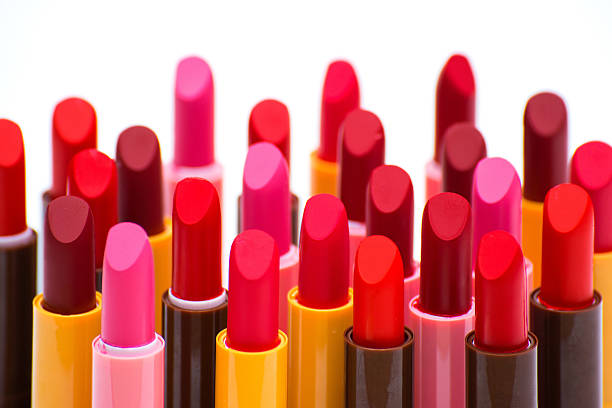 istock set of lipsticks red color on white background 638639374