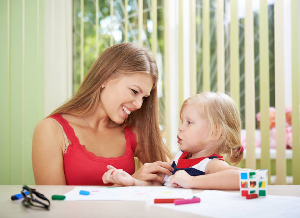 istock Woman playing with little daughter 638645088