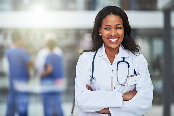 We offer our patients premium healthcare here stock photo