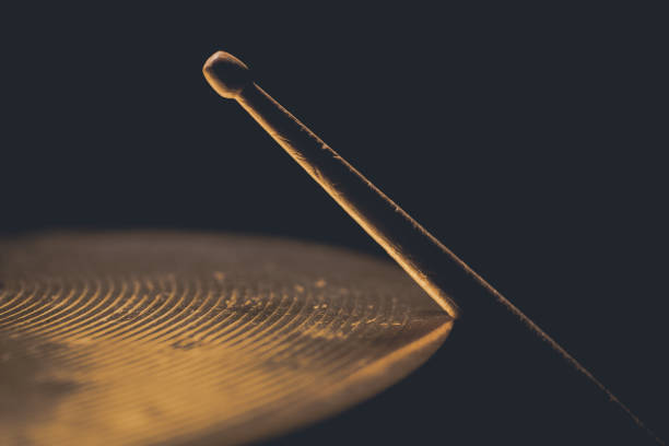 istock Drum stick and cymbal detail 638647624