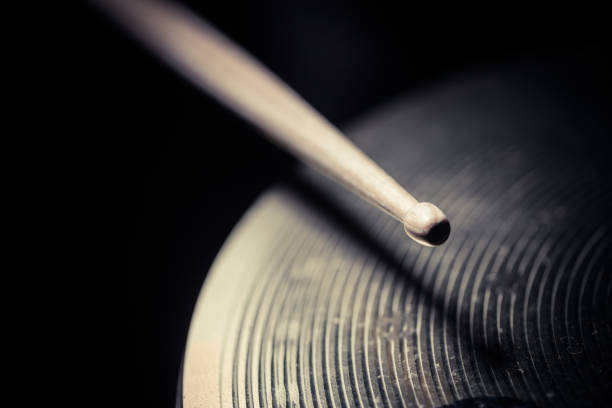 istock Drum stick and cymbal detail 638647740