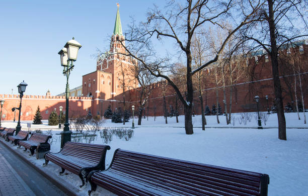 istock Moscow Kremlin on a sunny winter day, Russia 638653002