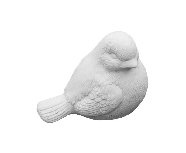 istock Small statue of the concrete for landscaping. Sparrow 638653834