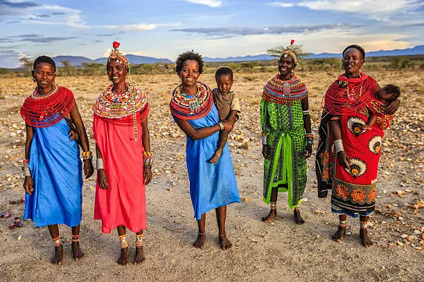 Photo of Group of African women from Samburu tribe, Kenya, Africa